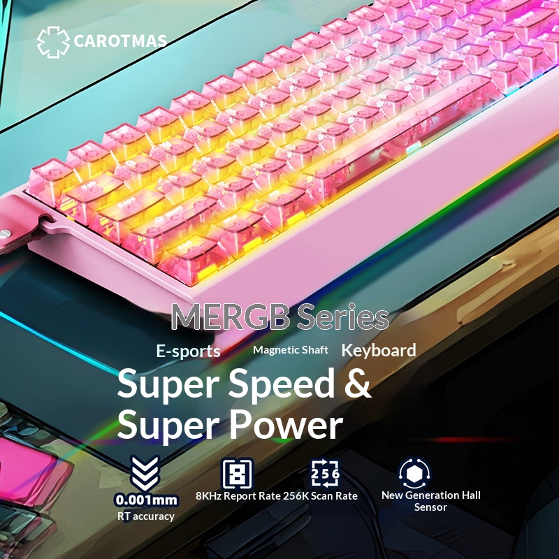 CAROTMAS Mercury68 Gaming Keyb - Gaming Keyboard Hall Effect Switches avaliação e preço