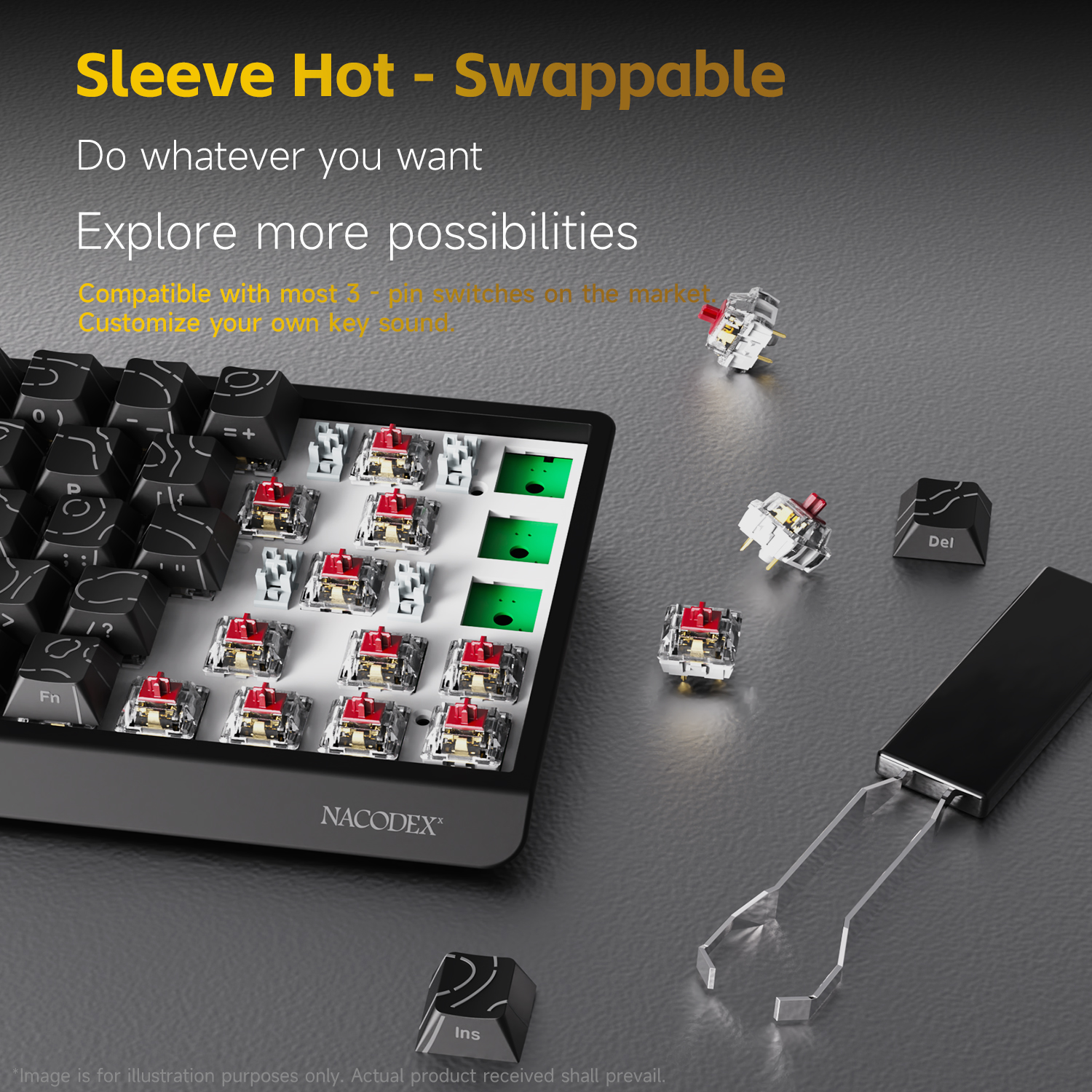 AJAZZ NK68V2 Single-Mode Wired - Gaming Keyboard Non Mechanical avaliação e preço