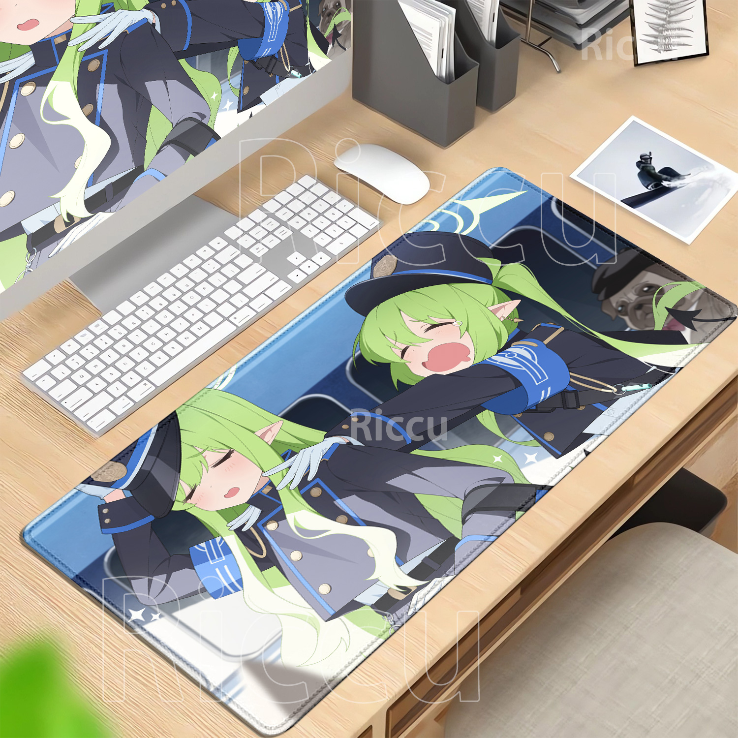 Gaming Mousepad Blue Archive H - Gaming Keyboard Blue avaliação e preço