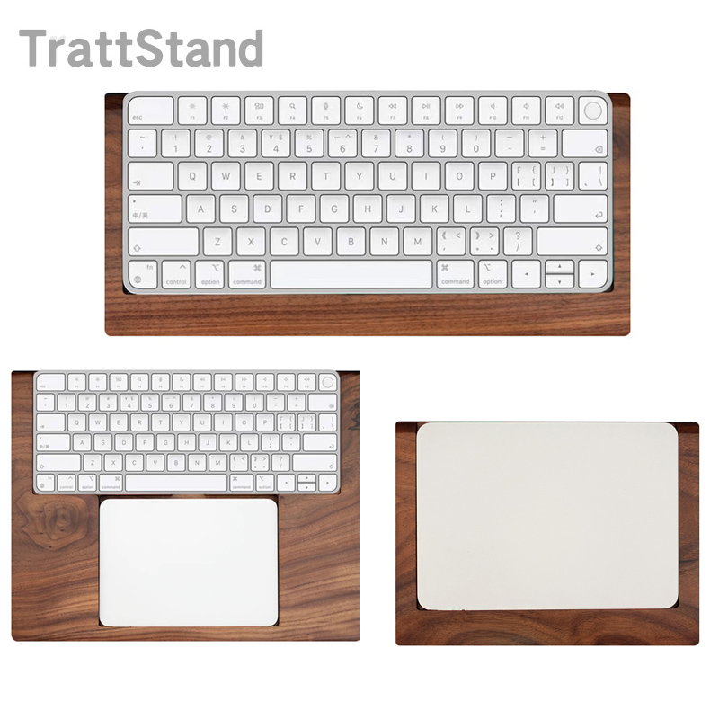 2 in 1 Walnut Solid Wooden Tra - Wrist Rest Wood avaliação e preço