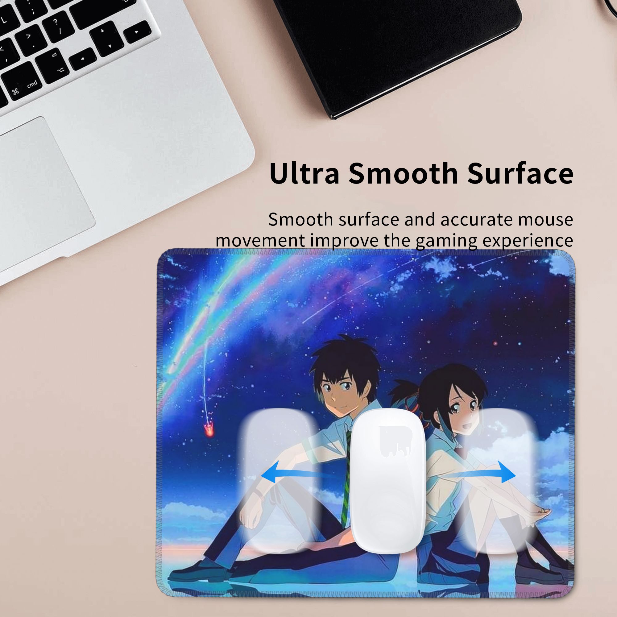 Japanese Anime Your Name Mouse - Gaming Keyboard Name avaliação e preço