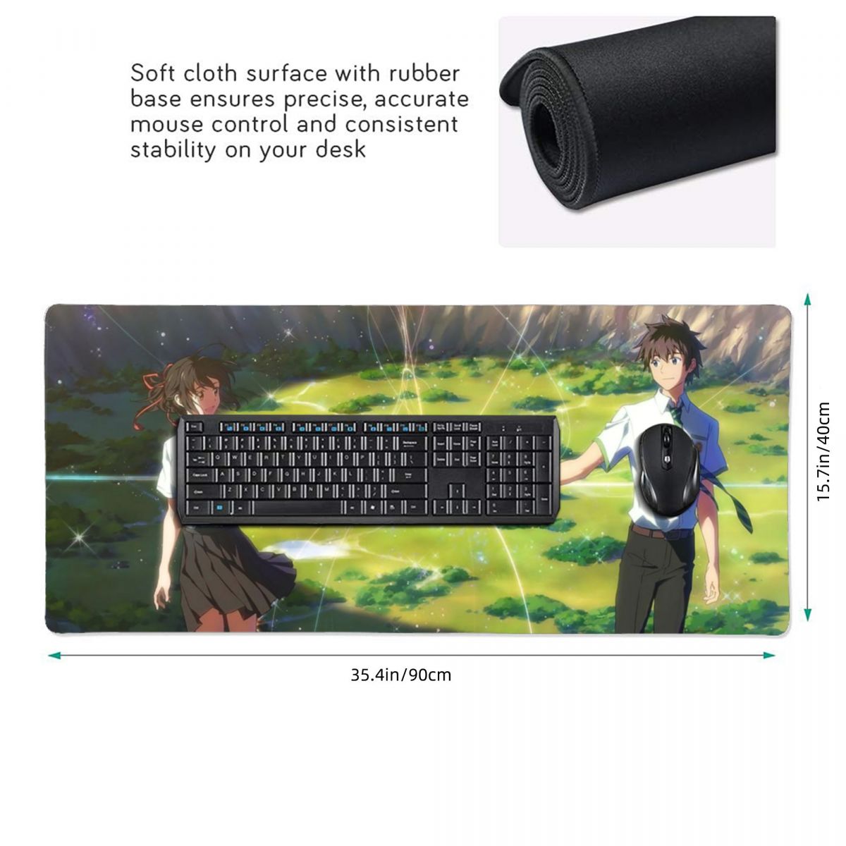 Japanese Anime Your Name Large - Gaming Keyboard Name avaliação e preço