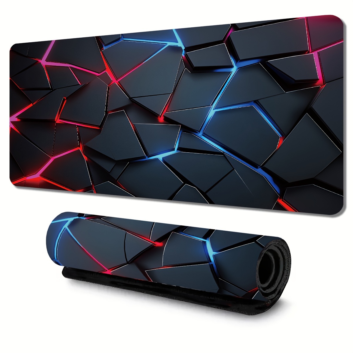 Large gaming Mouse Pads 90x40  - Gaming Keyboard Blue avaliação e preço