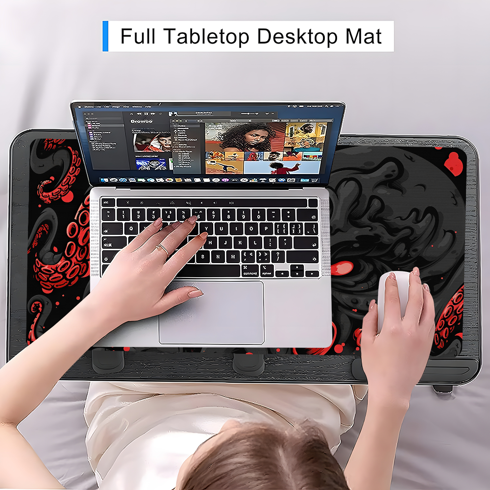 Octopus Monster Mousepad Large - Gaming Keyboard Tactile avaliação e preço