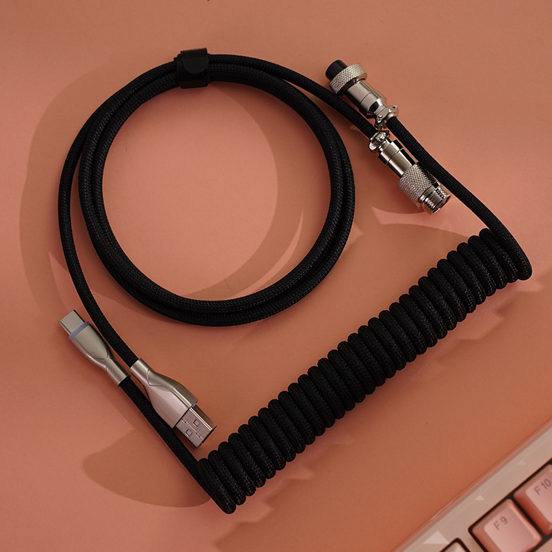Type C USB aviator coiling cab - Gaming Keyboard Types avaliação e preço