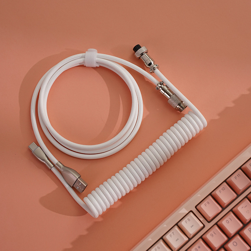 Type C USB aviator coiling cab - Gaming Keyboard Types avaliação e preço