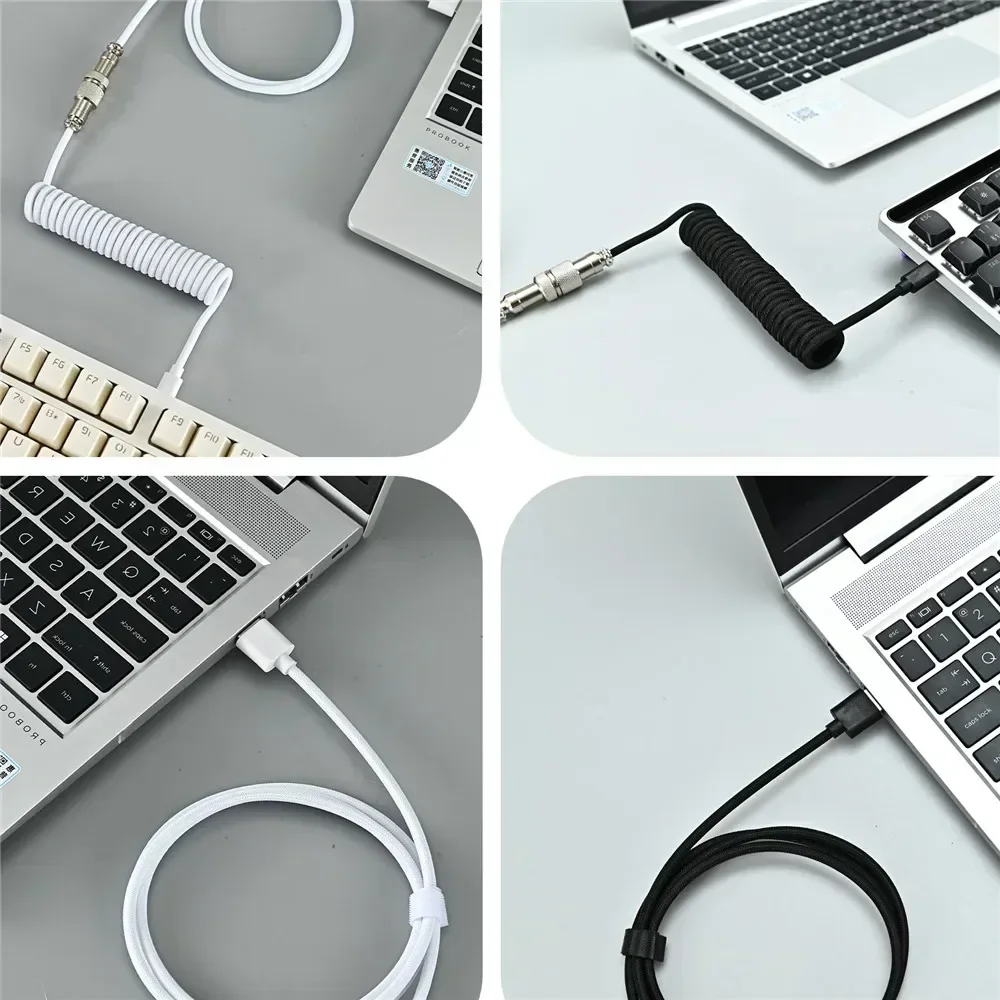 Type C USB aviator coiling cab - Gaming Keyboard Types avaliação e preço