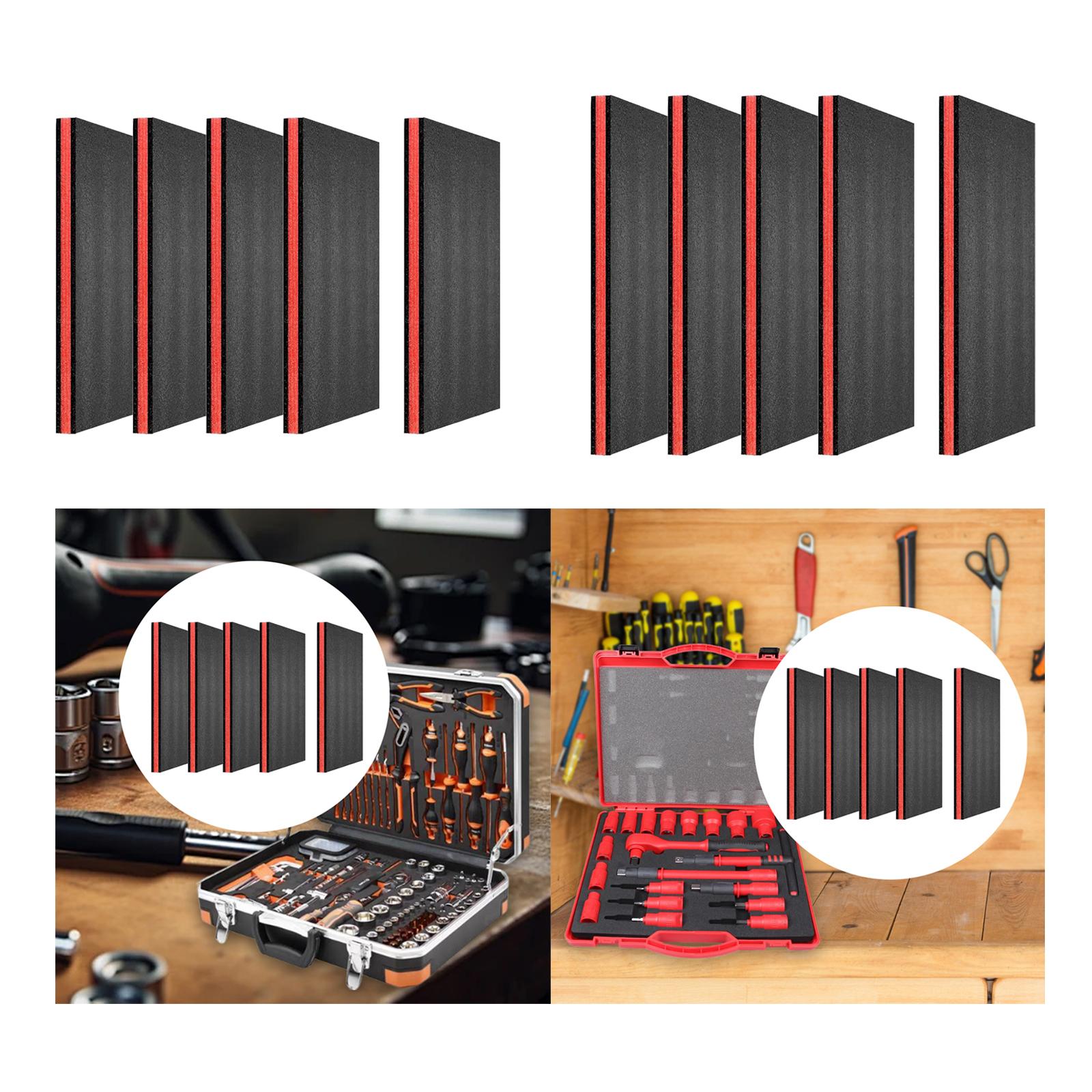 5 Pieces Tool Box Foam Inserts - Polyurethane Foam Sheet avaliação e preço