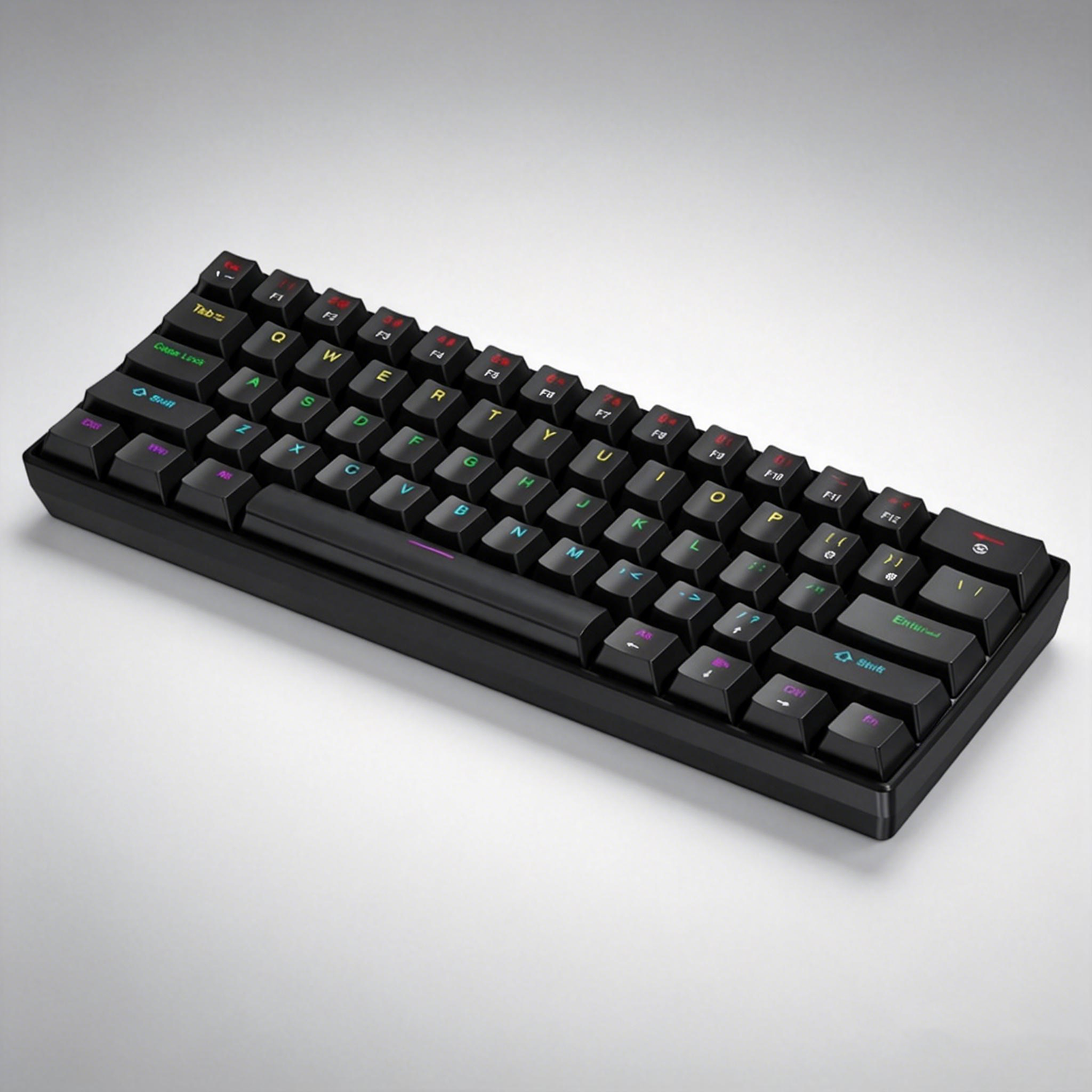 K61 Wired Mechanical Gaming Ke - Gaming Keyboard Blue Switches avaliação e preço