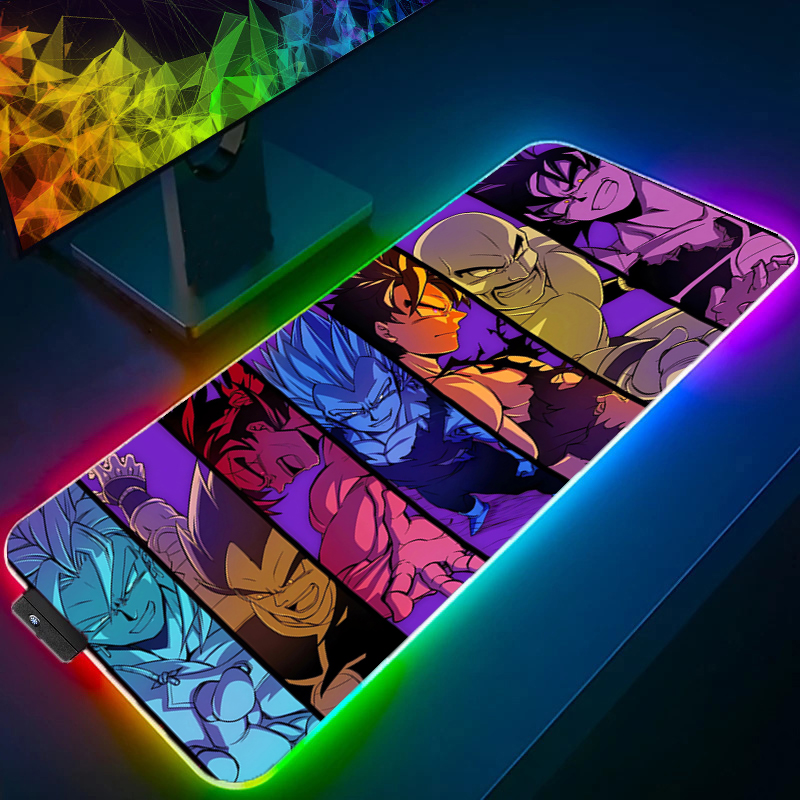 LED Mouse pad Dragon Ball Comp - Gaming Keyboard No Rgb avaliação e preço