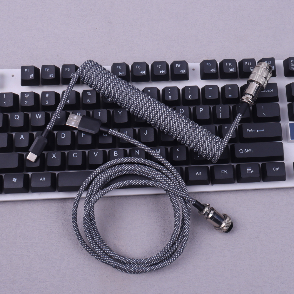 Coiled Cable Keyboard USB Type - Gaming Keyboard Types avaliação e preço