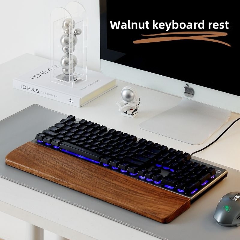 Solid Wood Keyboard Palm Rest  - Wrist Rest Wood avaliação e preço