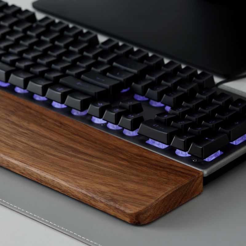 Solid Wood Keyboard Palm Rest  - Wrist Rest Wood avaliação e preço