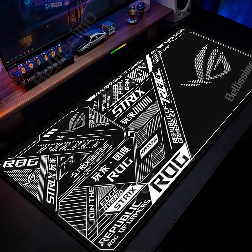 Gamer Black Mousepad ROG ASUS  - Gaming Keyboard Corsair avaliação e preço