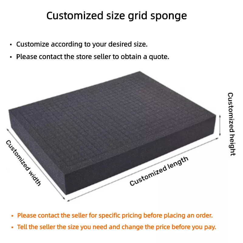 Pre-cut Foam Insert Precorte S - Polyurethane Foam Sheet avaliação e preço