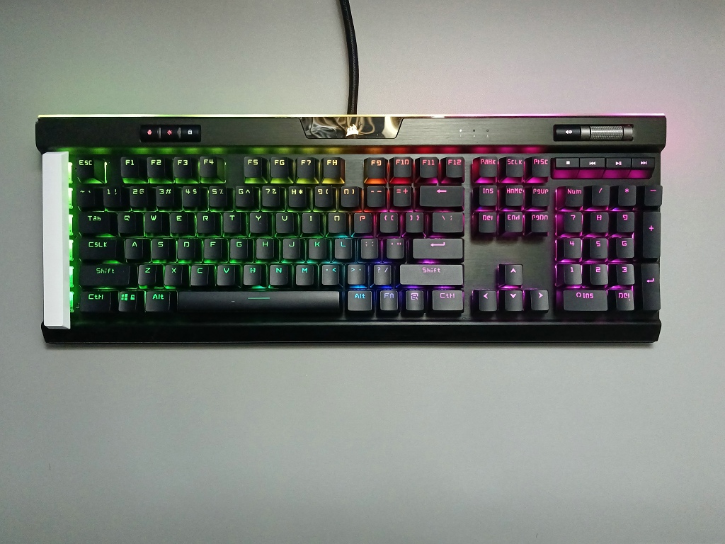 Corsair PBT Transparent Keycap - Gaming Keyboard Corsair avaliação e preço