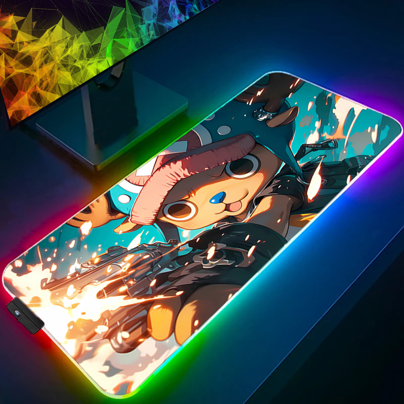 RGB Mouse Pad one piece Tony T - Gaming Keyboard Tactile avaliação e preço