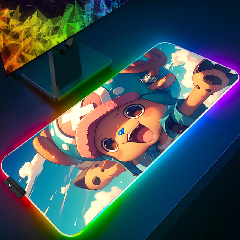 RGB Mouse Pad one piece Tony T - Gaming Keyboard Tactile avaliação e preço