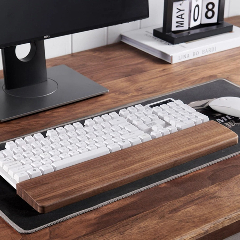 Solid Wood Keyboard Bracket Ha - Wrist Rest Wood avaliação e preço