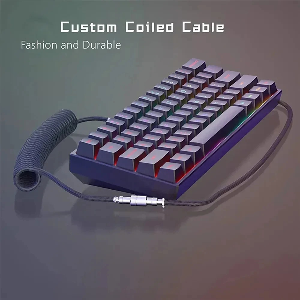 Aviator Coiled Keyboard Cable, - Gaming Keyboard Types avaliação e preço