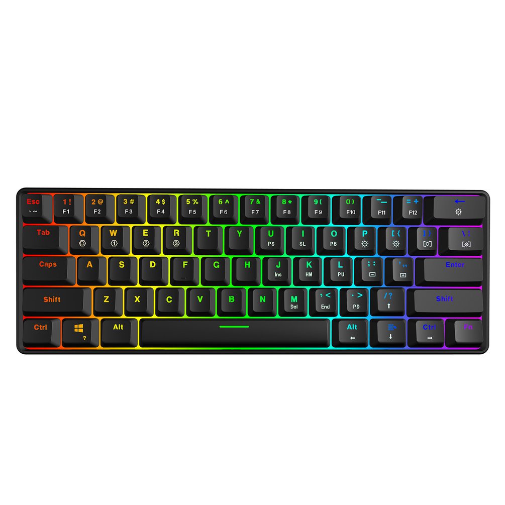 SKYLOONG GK61 Mini Portable 60 - Gaming Keyboard Blue Switches avaliação e preço