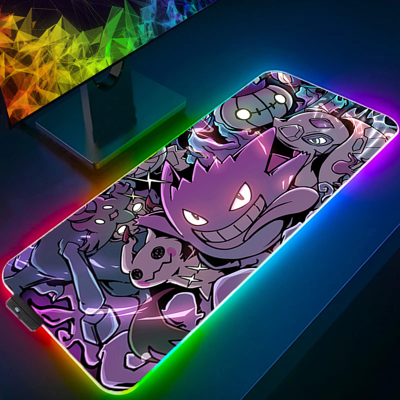 RGB Mouse Pad Pokemon Pikachu  - Gaming Keyboard No Rgb avaliação e preço