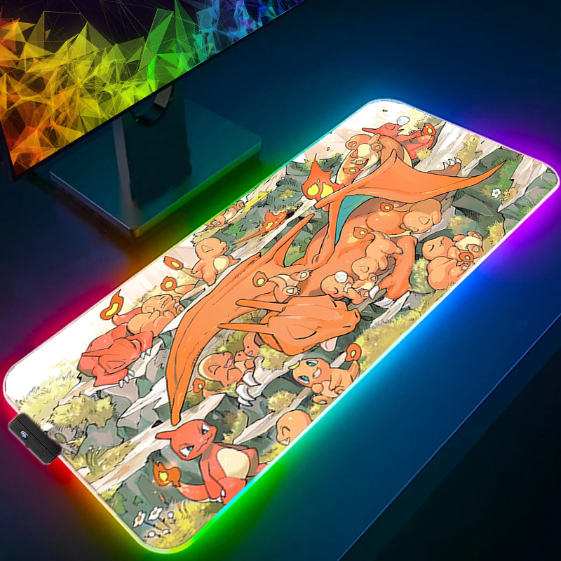 RGB Mouse Pad Pokemon Pikachu  - Gaming Keyboard No Rgb avaliação e preço