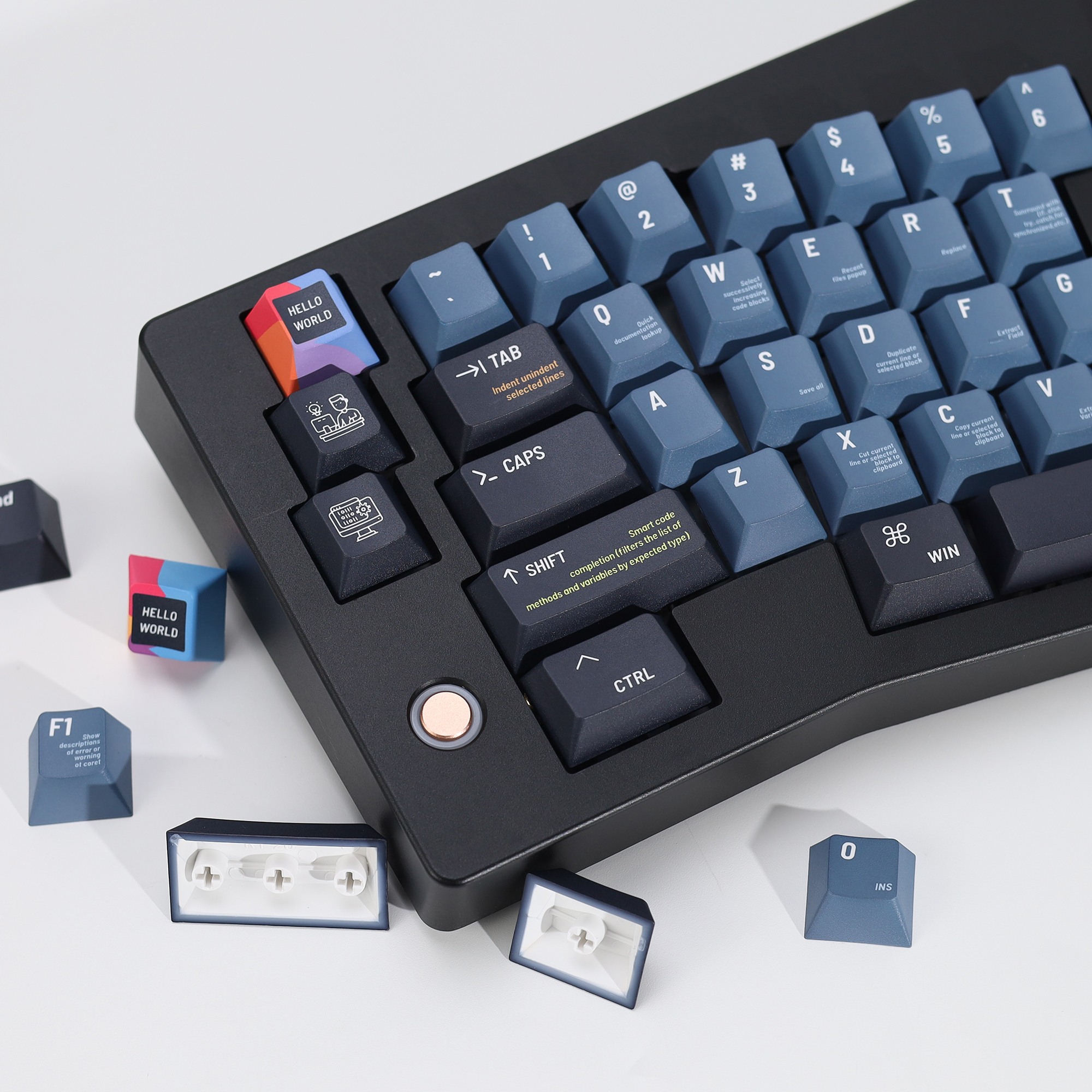KBDiy Black Programmer Keycap  - Keyboard Gaming Black avaliação e preço