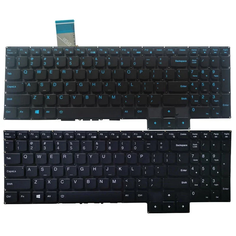 New Laptop US Blue/White Backl - Gaming Keyboard Blue avaliação e preço