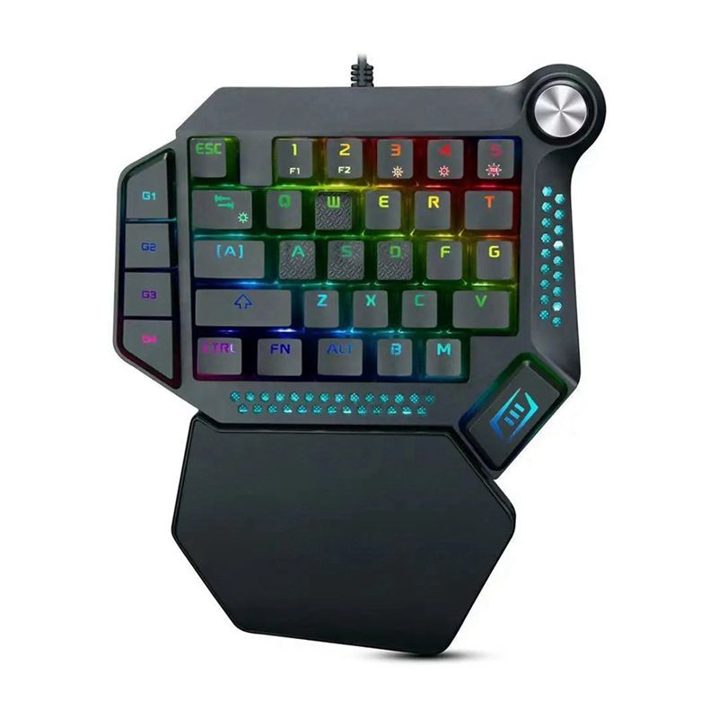 AEF6-One-Handed Mechanical Gam - Gaming Keyboard Training avaliação e preço