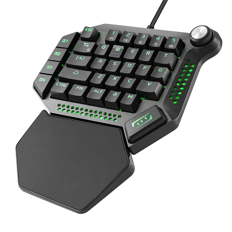 AEF6-One-Handed Mechanical Gam - Gaming Keyboard Training avaliação e preço