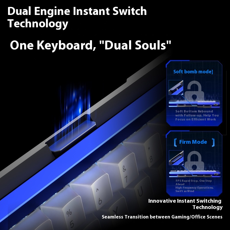 AULA AG60 Pro MAX Wired Mechan - Gaming Keyboard Hall Effect Switches avaliação e preço