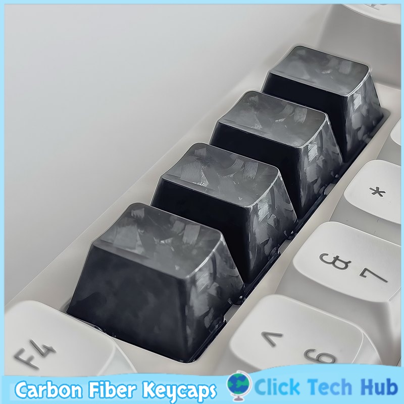 Black Carbon Fiber Keycaps 1pc - Keyboard Gaming Black avaliação e preço