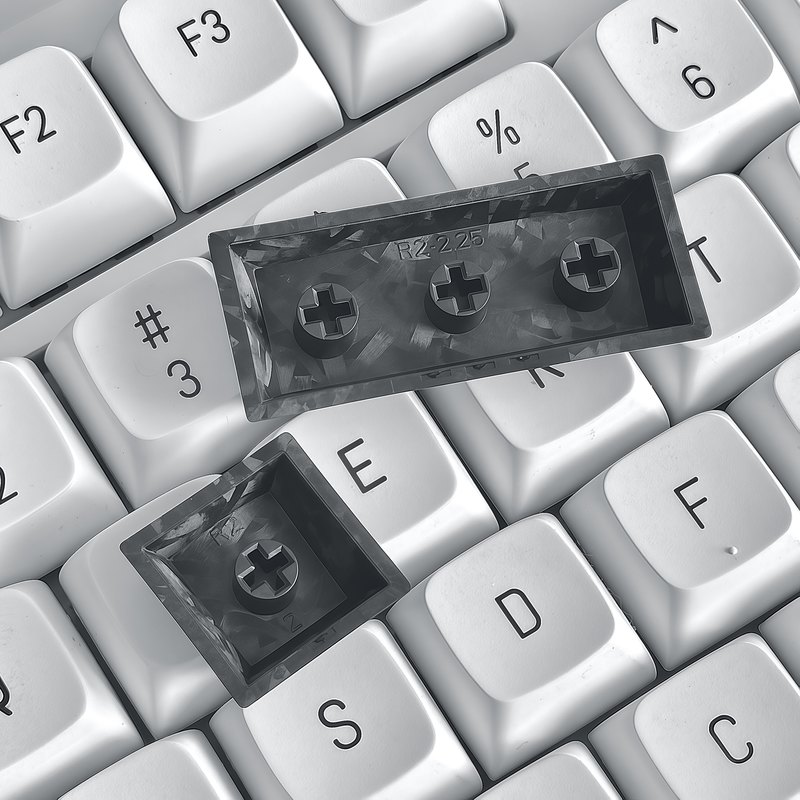 Black Carbon Fiber Keycaps 1pc - Keyboard Gaming Black avaliação e preço