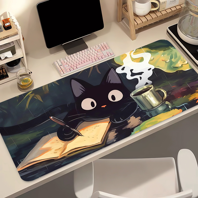 Kawaii Black Cat Silicone Soft - Gaming Keyboard Tactile avaliação e preço
