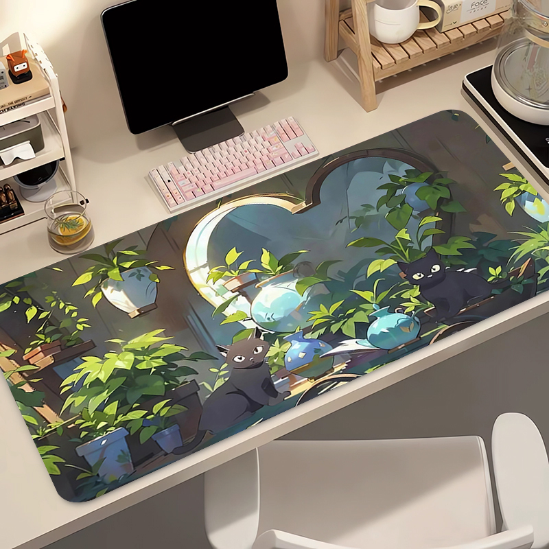 Kawaii Black Cat Silicone Soft - Gaming Keyboard Tactile avaliação e preço