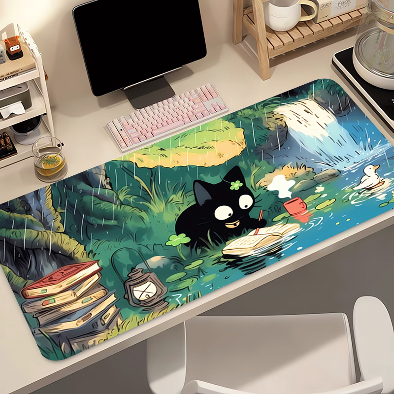 Kawaii Black Cat Silicone Soft - Gaming Keyboard Tactile avaliação e preço