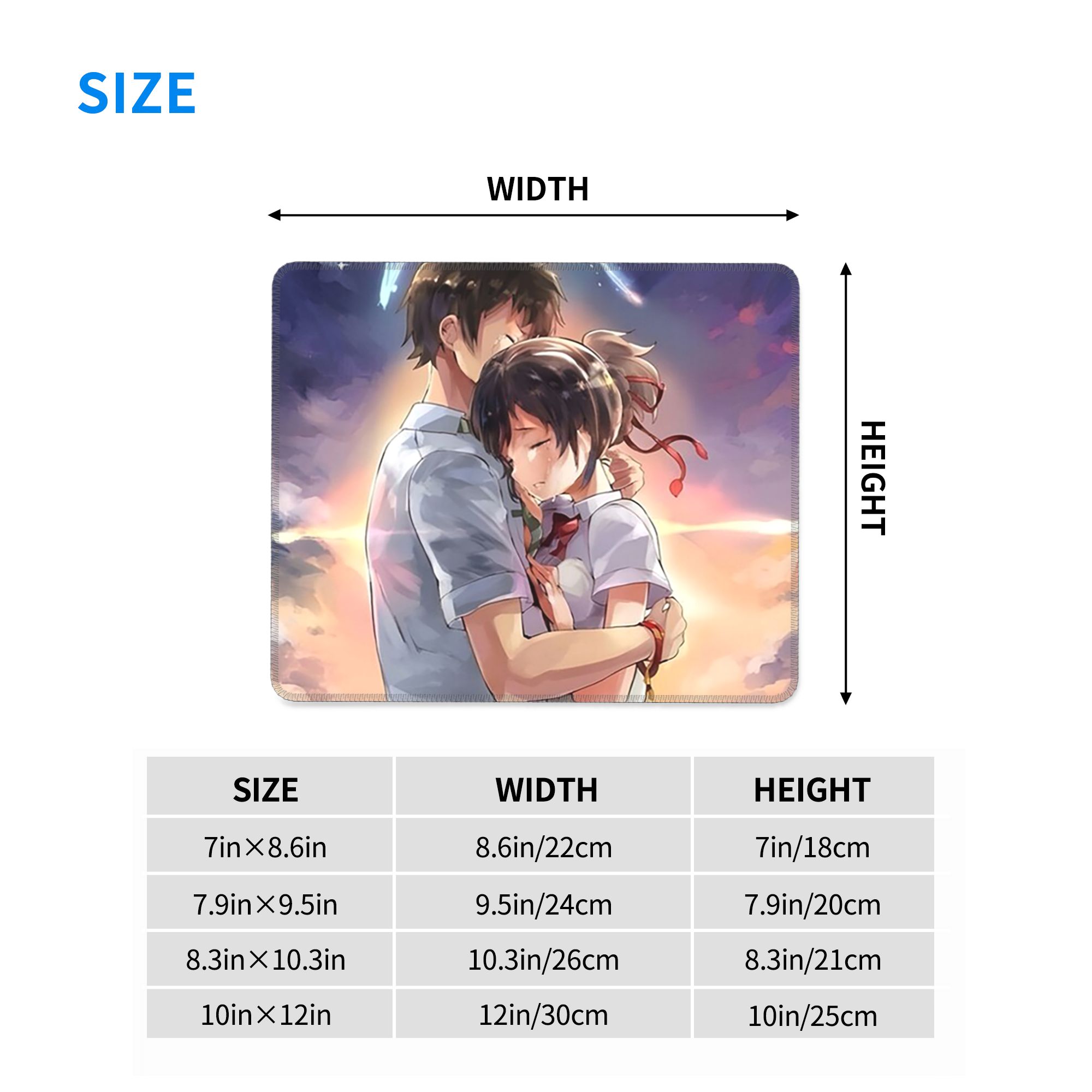 Japanese Anime Your Name Mouse - Gaming Keyboard Name avaliação e preço