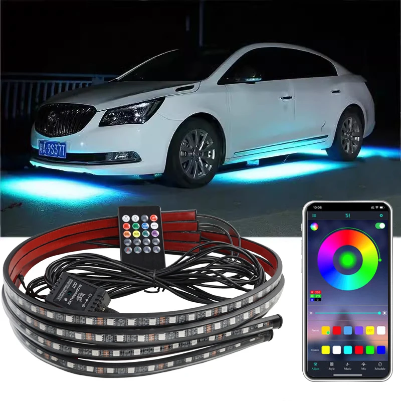 RGB Flexible LED Light bar Car - Rgb Underglow Strip avaliação e preço