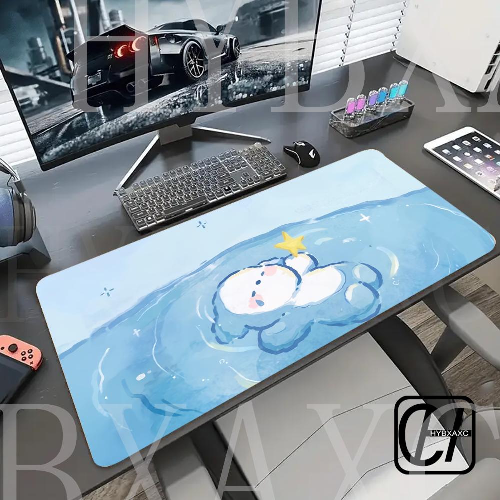 800X400MM HYBXAXC Cute Bear Du - Gaming Keyboard Blue avaliação e preço