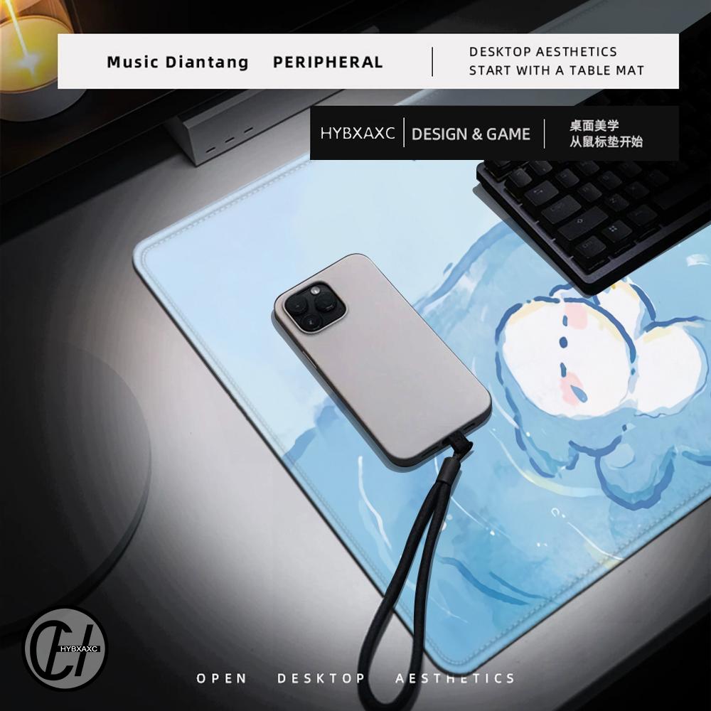 800X400MM HYBXAXC Cute Bear Du - Gaming Keyboard Blue avaliação e preço