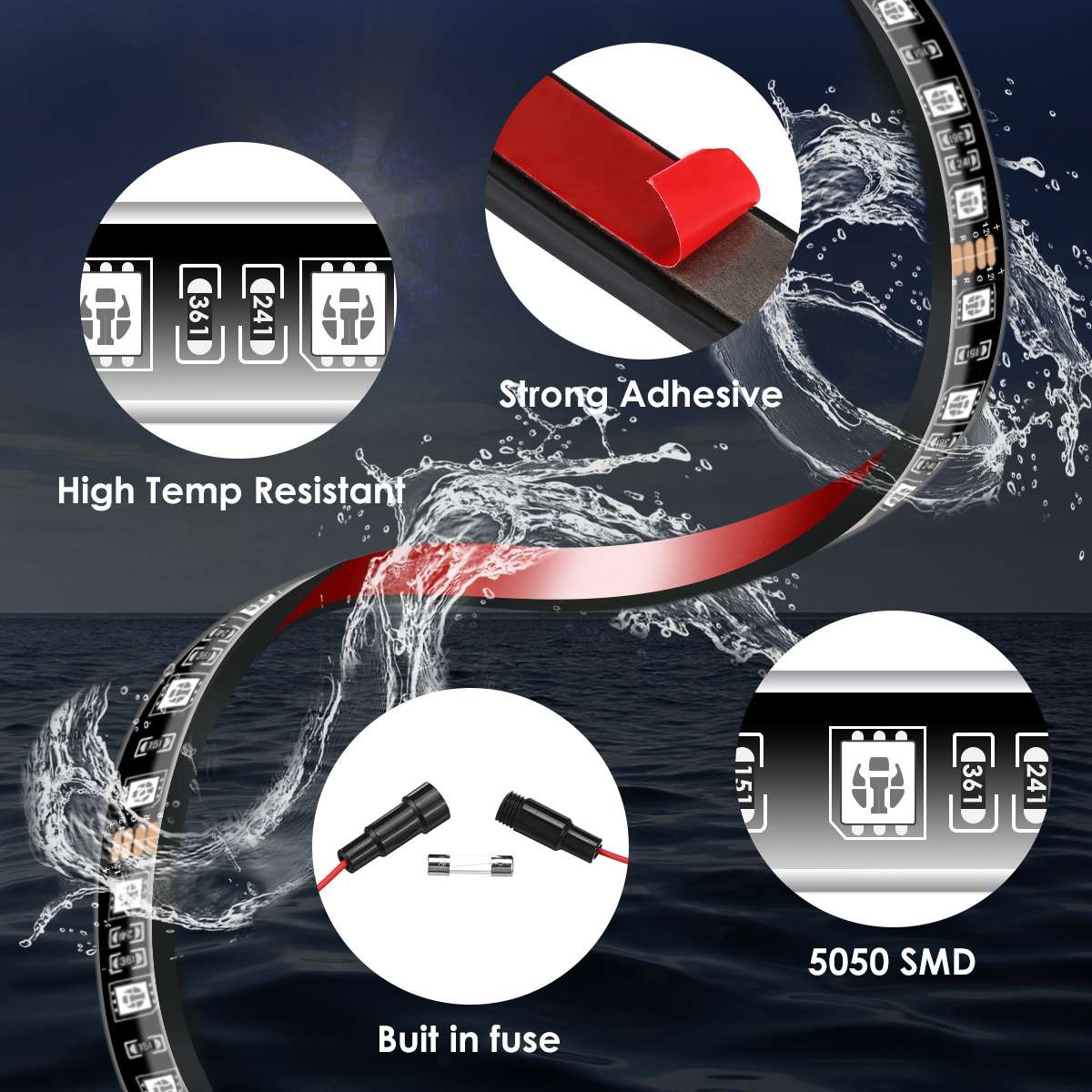 Wireless LED Car Flexible Unde - Rgb Underglow Strip avaliação e preço