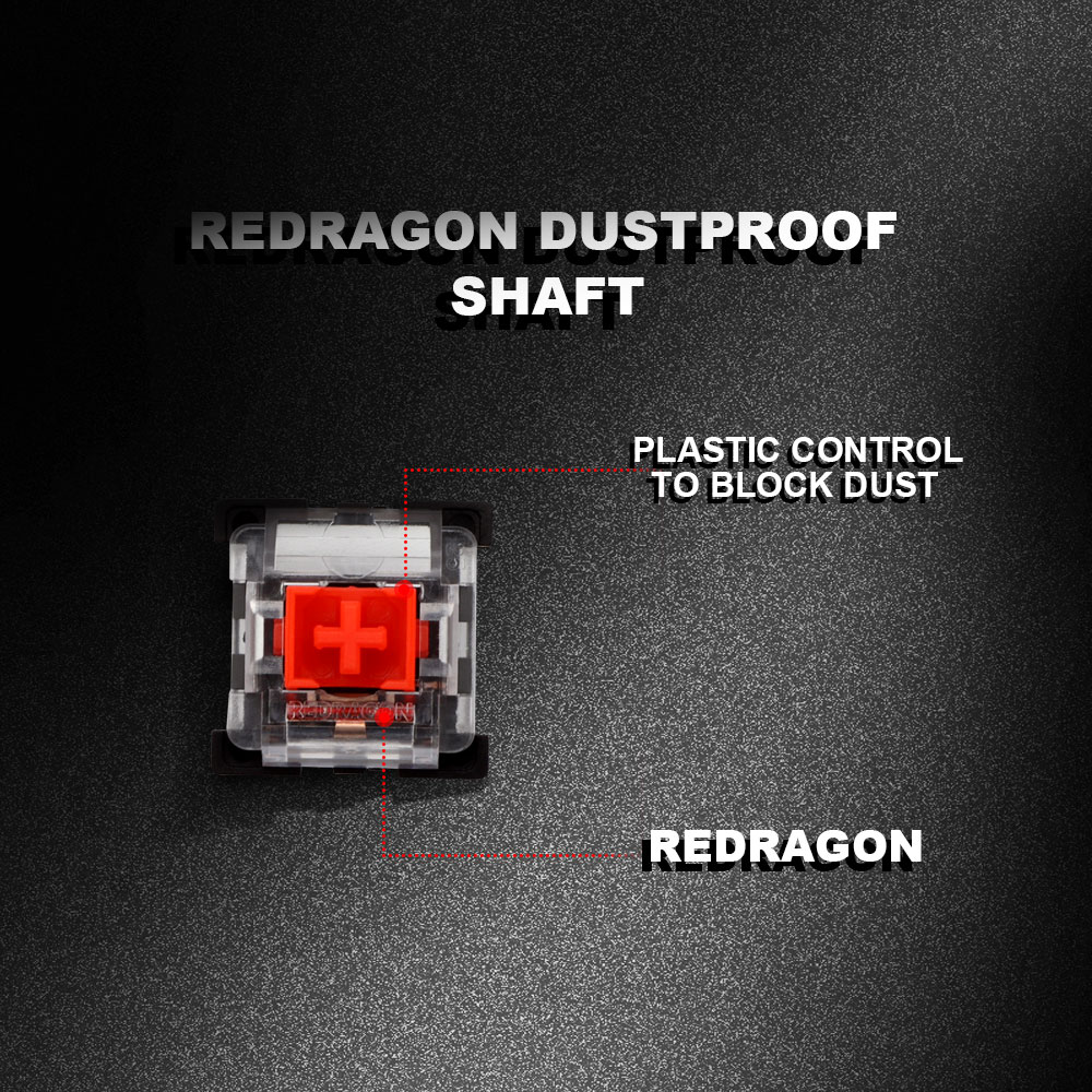 REDRAGON SMD RGB MX switch 3Pi - Gaming Keyboard Blue Switches avaliação e preço