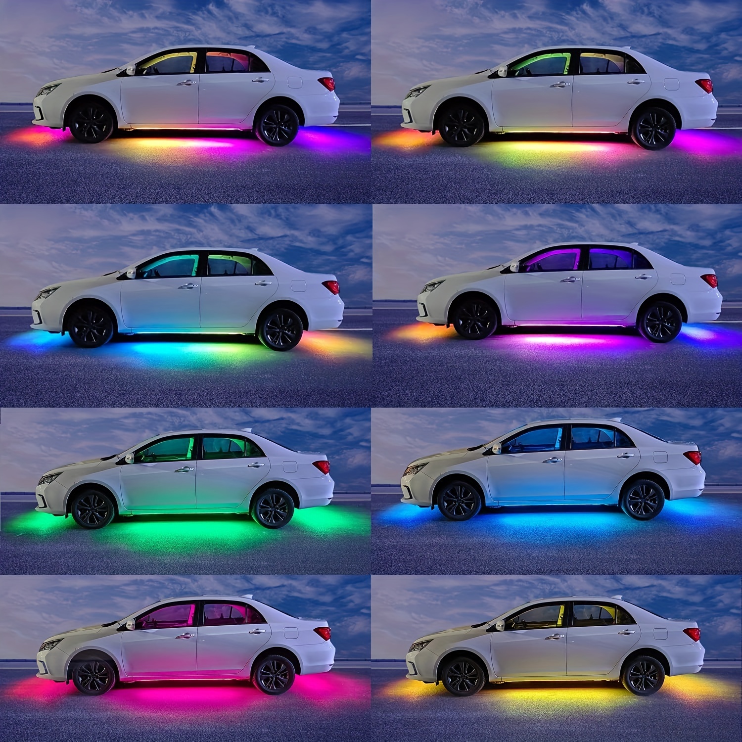 RGB Flexible Car Underglow Lig - Rgb Underglow Strip avaliação e preço