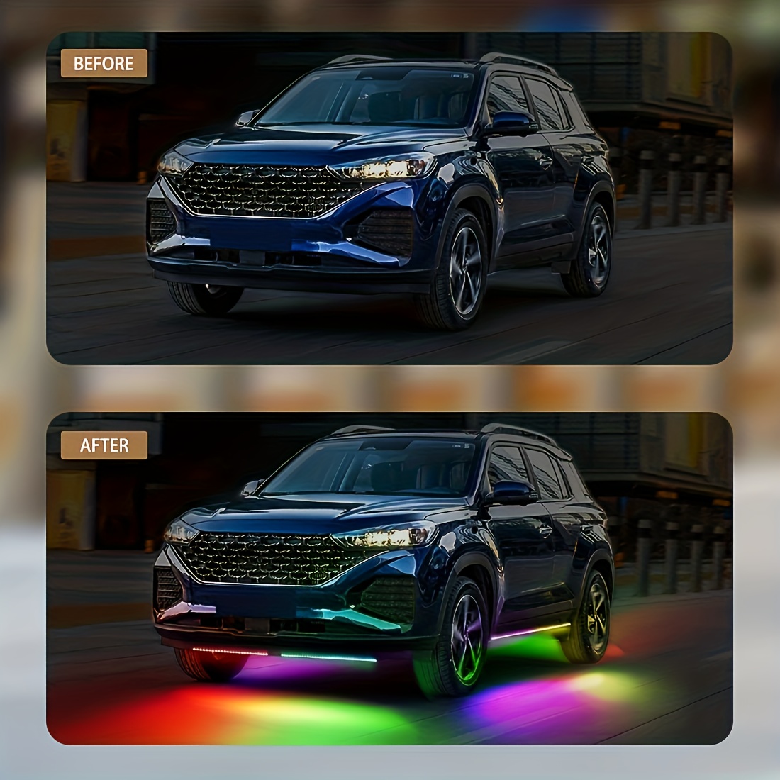 RGB Flexible Car Underglow Lig - Rgb Underglow Strip avaliação e preço