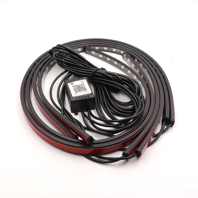Niscarda 4PCS 12V IP65 App Con - Rgb Underglow Strip avaliação e preço