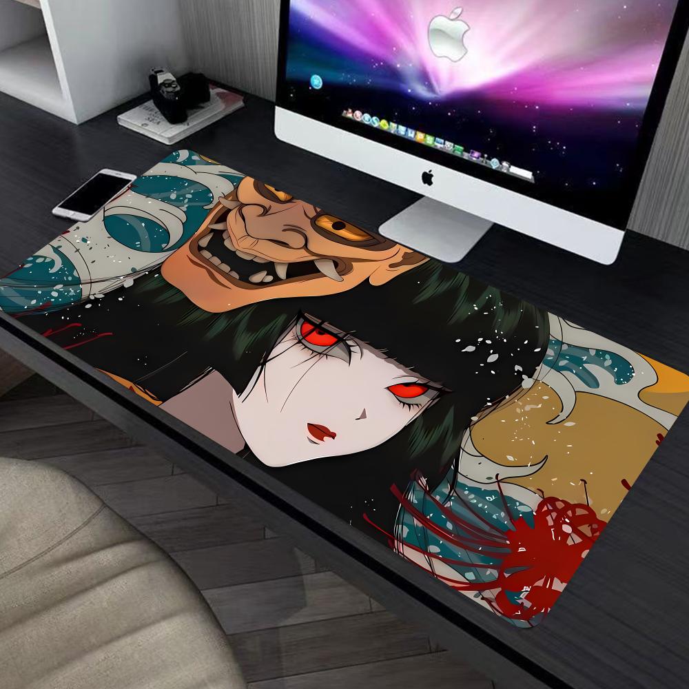 Janpanese Mask Girl Mouse Pad  - Gaming Keyboard Non Mechanical avaliação e preço