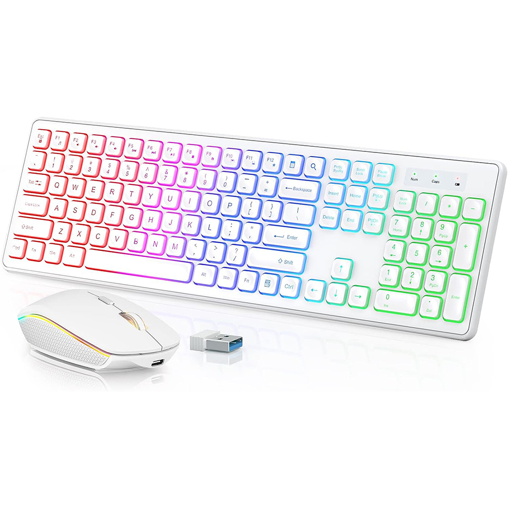 Backlit Wireless Keyboard and  - Gaming Keyboard And Mouse Combo avaliação e preço
