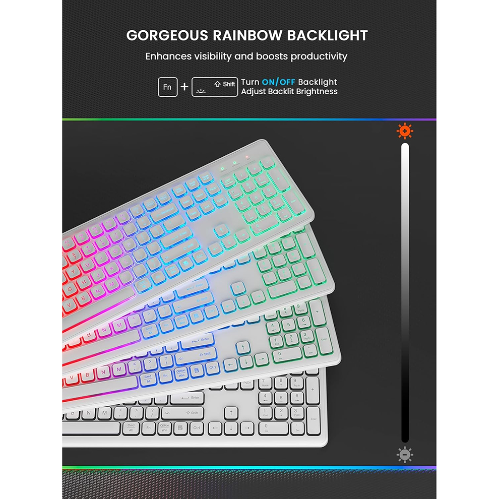 Backlit Wireless Keyboard and  - Gaming Keyboard And Mouse Combo avaliação e preço
