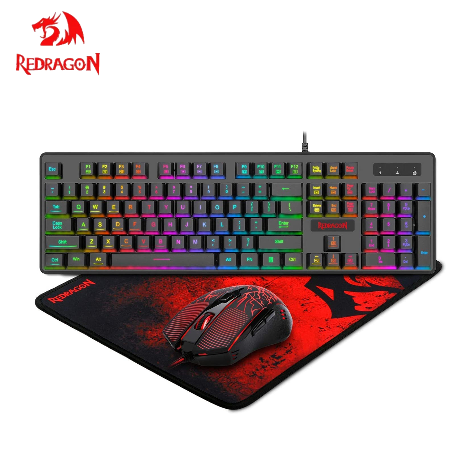 Redragon S107 Gaming Keyboard  - Gaming Keyboard And Mouse Combo avaliação e preço